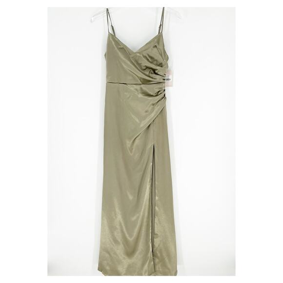 NWT Birdy Grey Catherine Bridesmaid Maxi Dress XS Green - Picture 2 of 5